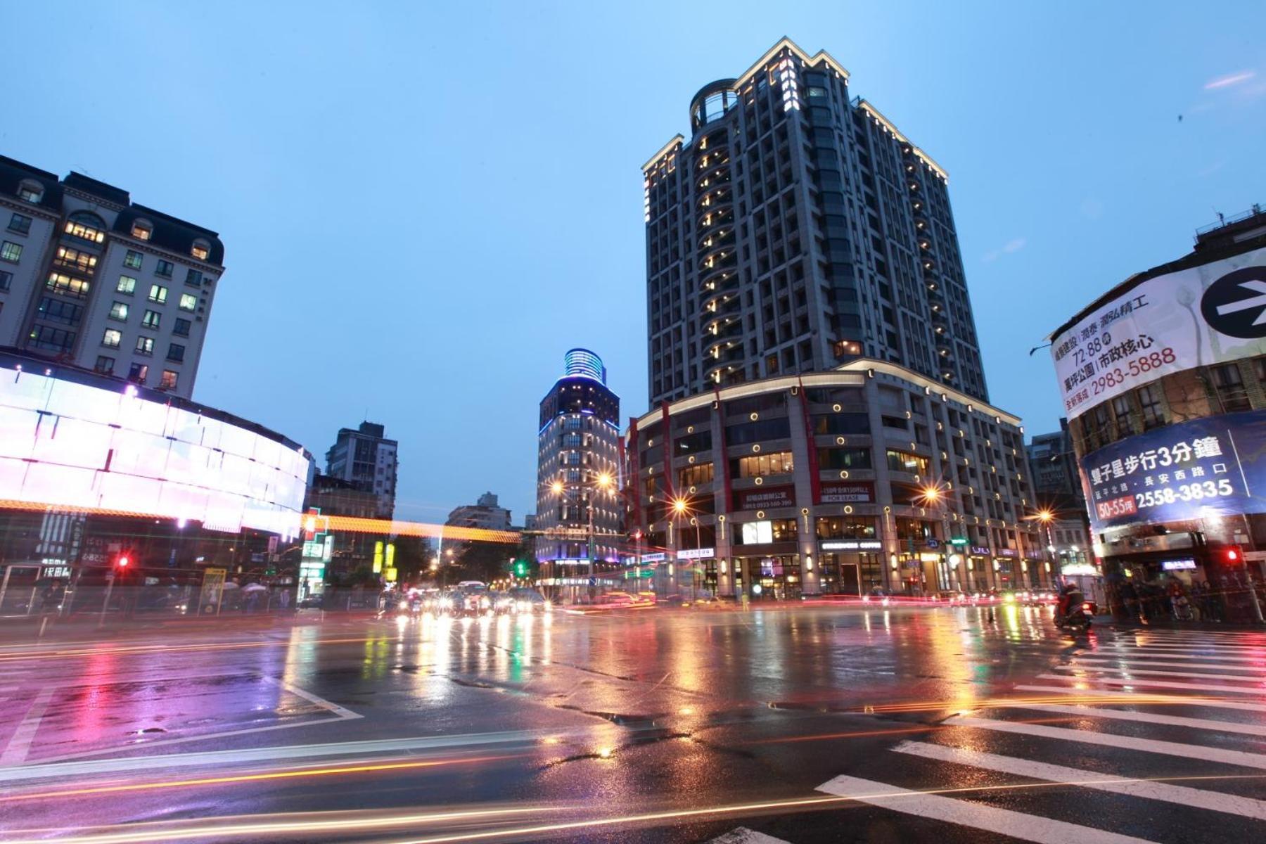 晶城青年旅館 4F Taipei Bagian luar foto