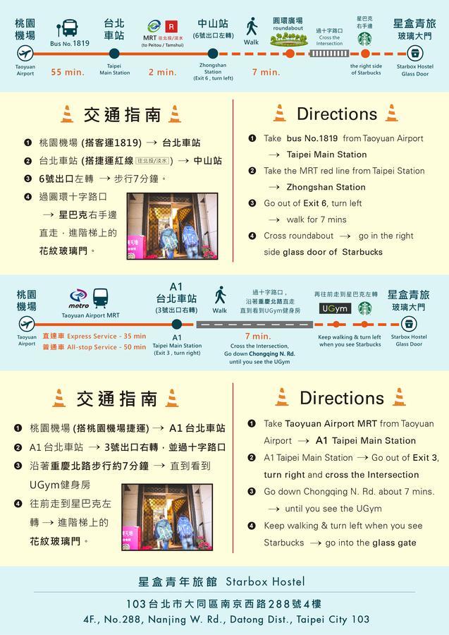 晶城青年旅館 4F Taipei Bagian luar foto
